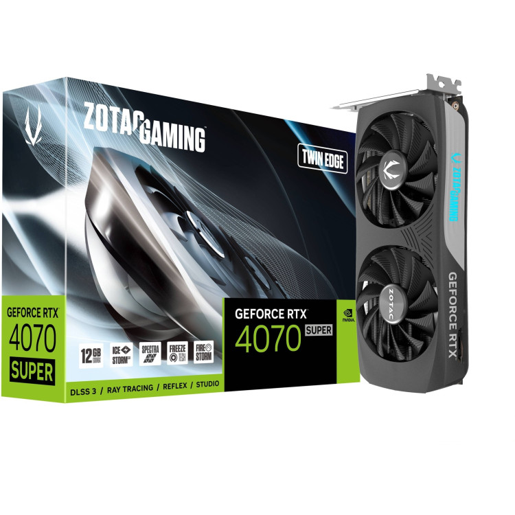 کارت گرافیک زوتک مدل Gaming RTX 4070 OC Twin Edge حافظه 12 گیگابایت
