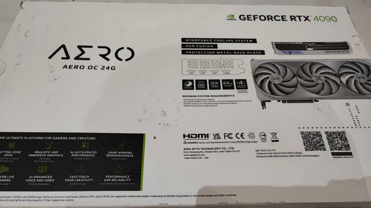 کارت گرافیک GIGABYTE RTX 4090 AERO OC 24G
