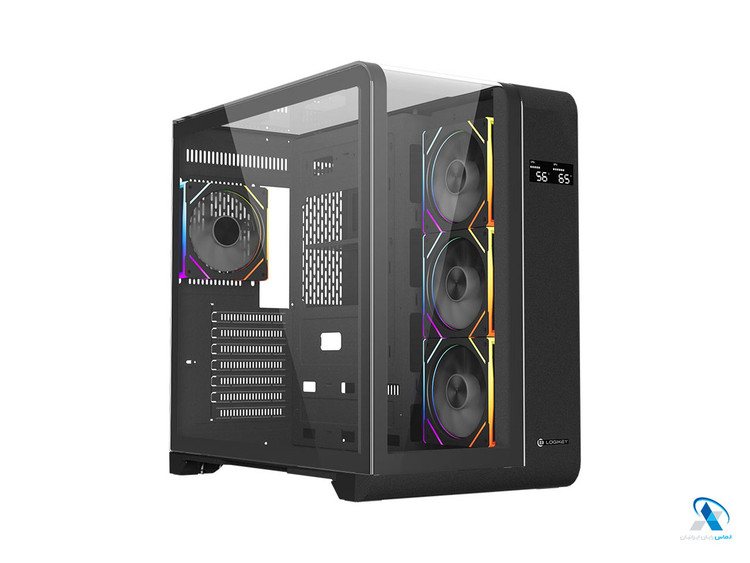 کیس کامپیوتر لاجی کی C654B ARGB Mid Tower مشکی