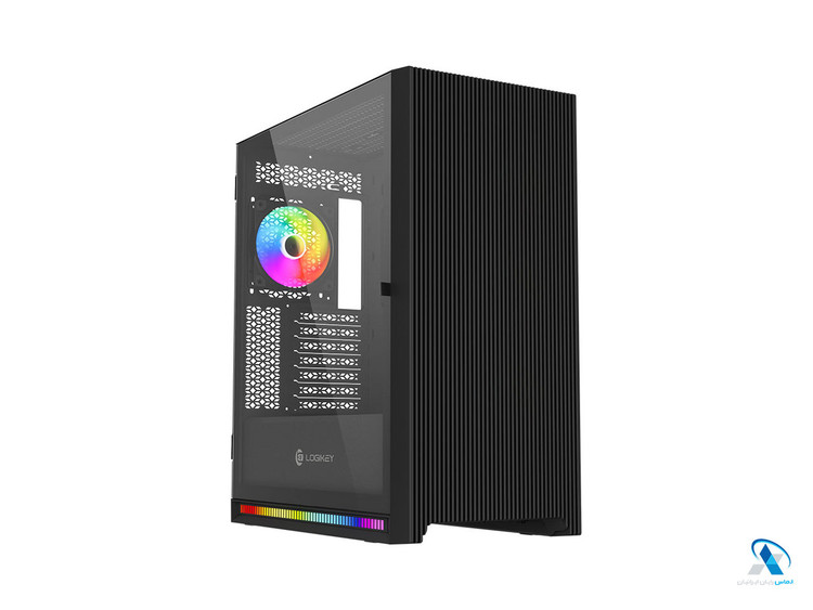 کیس کامپیوتر لاجیکی C644B ARGB Mid Tower مشکی