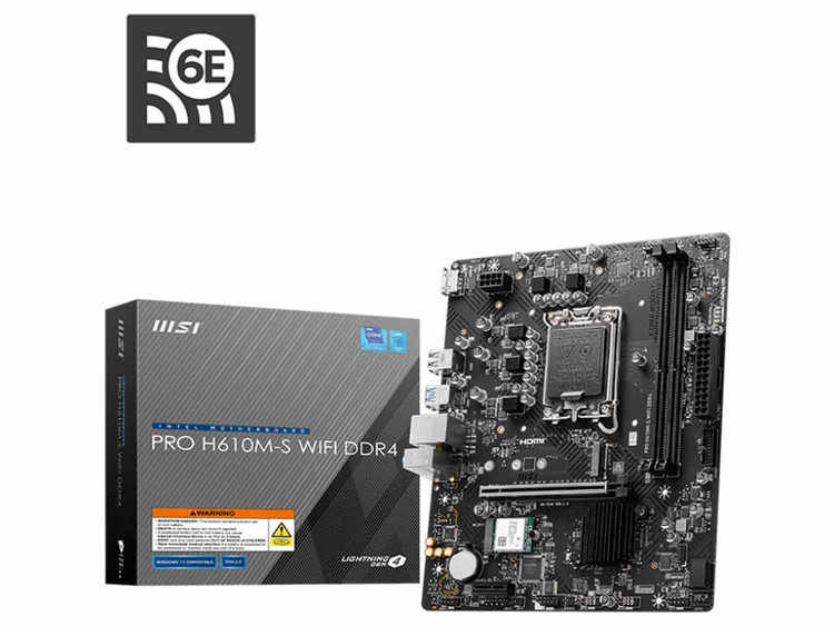مادربرد ام اس آی مدل MSI PRO H610M-S WiFi DDR4