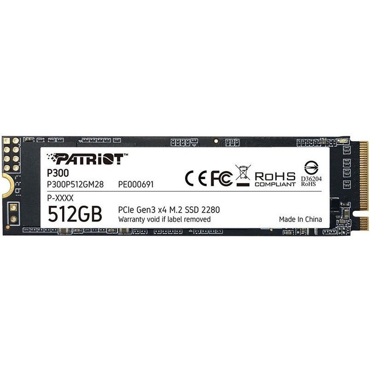 Patriot P300 M.2 2280 NVMe 512GB Internal SSD