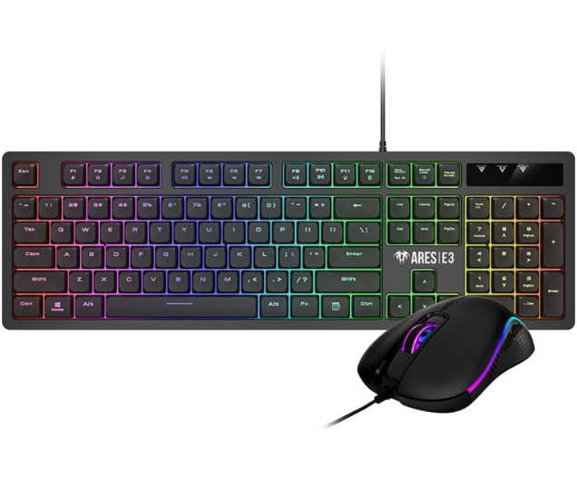 GAMEDIAS WIRED MOUSE AND KEYBOARD Ares E3