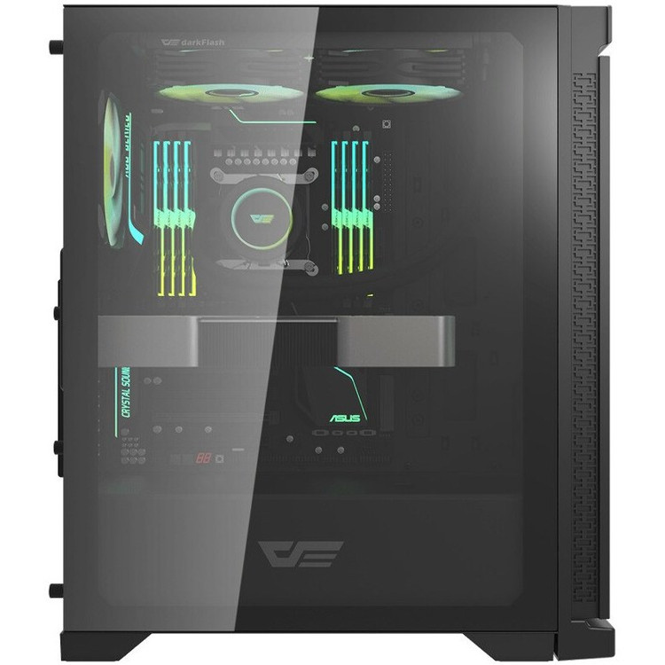 کیس کامپیوتر دارک فلش DK361 ARGB Mid Tower مشکی