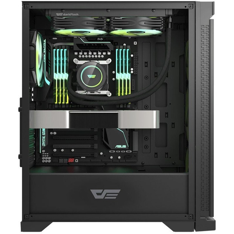 کیس کامپیوتر دارک فلش DK361 ARGB Mid Tower مشکی