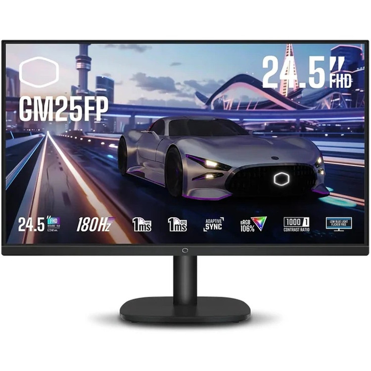مانیتور گیمینگ کولر مستر GM25FP سایز ۲۵ اینچ IPS ۱۸۰ هرتز