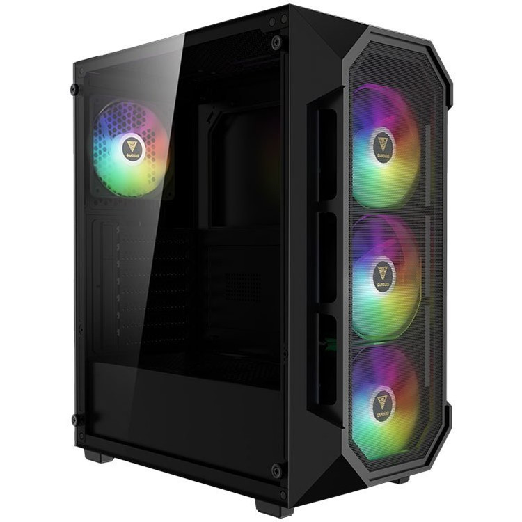 Gamdias Aura GC1 Elite Mid Tower Black Computer Case