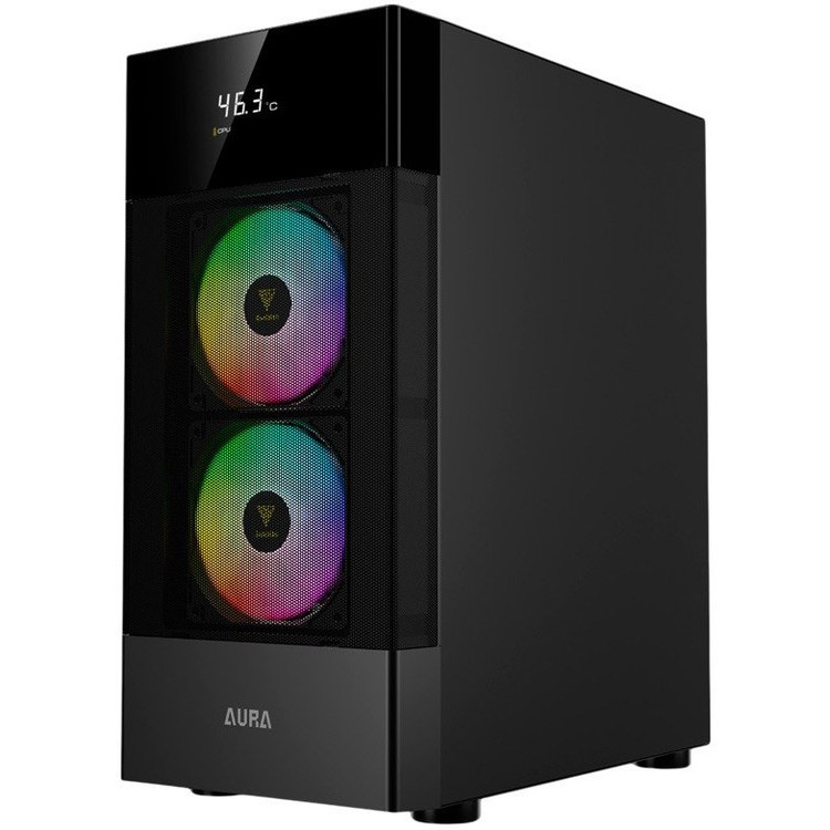 Gamdias Aura GC5 ARGB Mid Tower Black Computer Case