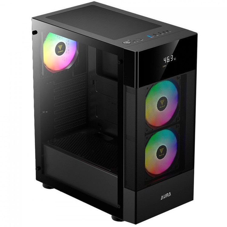 Gamdias Aura GC5 ARGB Mid Tower Black Computer Case