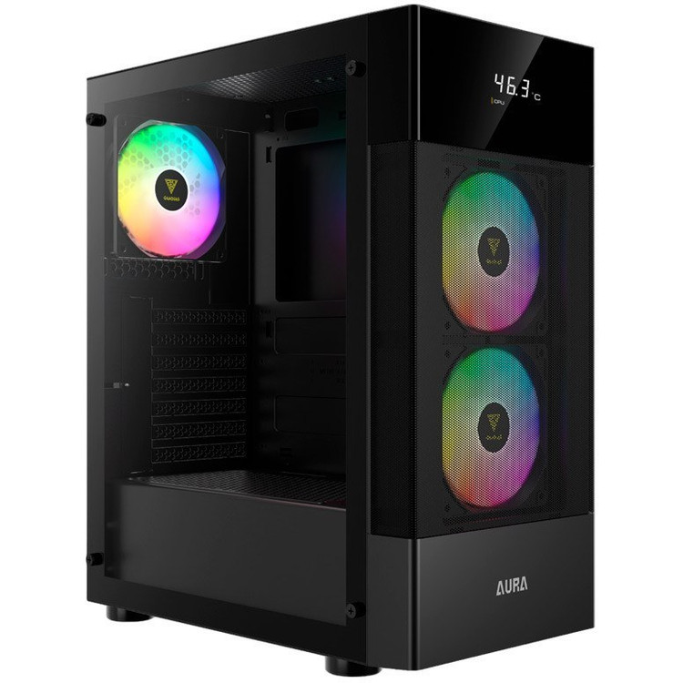 Gamdias Aura GC5 ARGB Mid Tower Black Computer Case