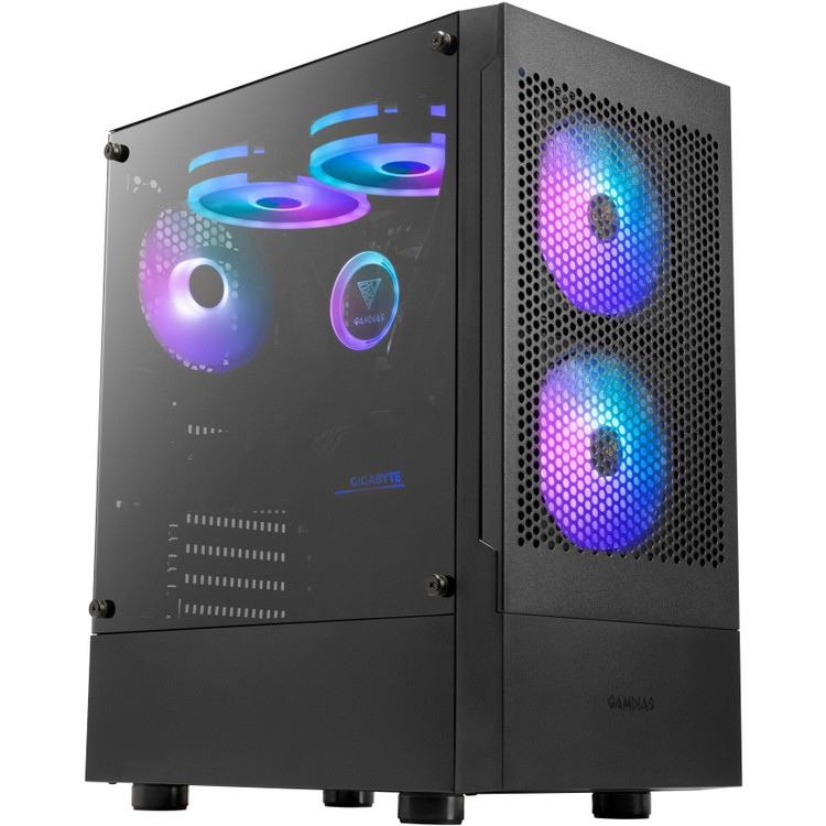 کیس کامپیوتر گیم دیاس Talos E3 Mesh RGB Mid Tower مشکی