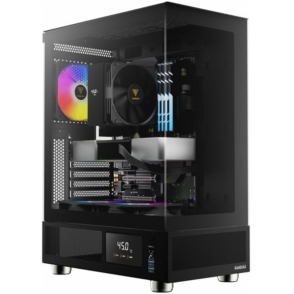 Gamdias Atlas E1 ARGB Mid Tower Black Computer Case