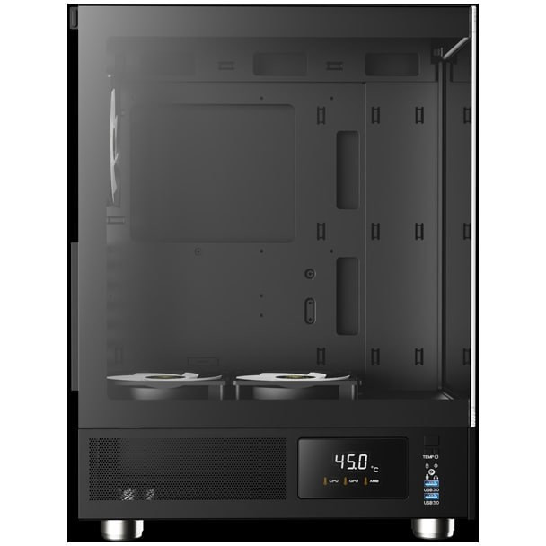 Gamdias Atlas E1 ARGB Mid Tower Black Computer Case