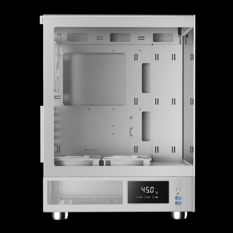 Gamdias Atlas E1 WH ARGB Mid Tower Black Computer Case