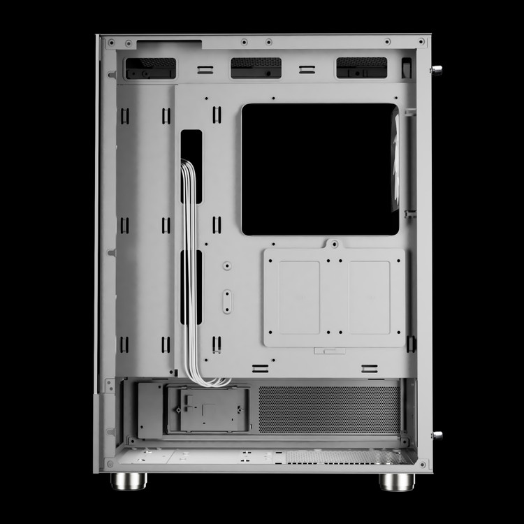 Gamdias Atlas E1 WH ARGB Mid Tower Black Computer Case