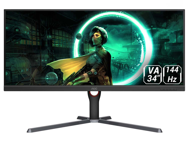 مانیتور 34 اینچ گیمینگ ای او سی مدل AOC U34G3XM