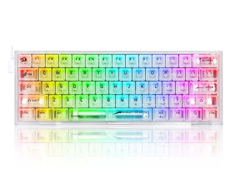 کیبورد مکانیکی ردراگون مدل Redragon Fizz K617CT RGB