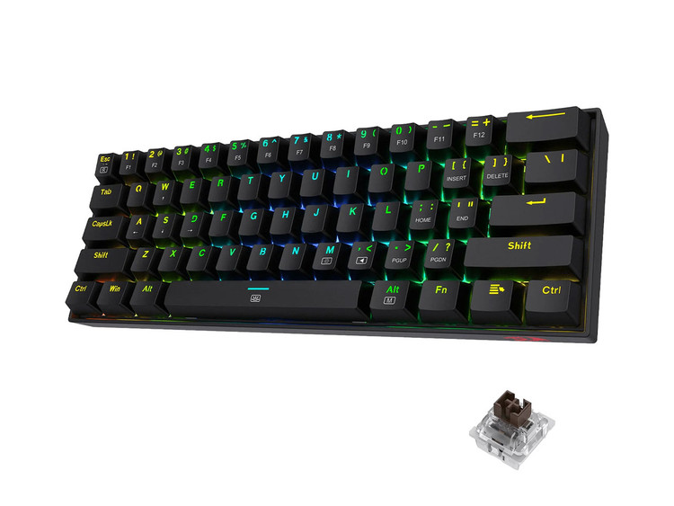 Redragon Dragonborn K630 RGB Mechanical Gaming Keyboard - Brown Switches