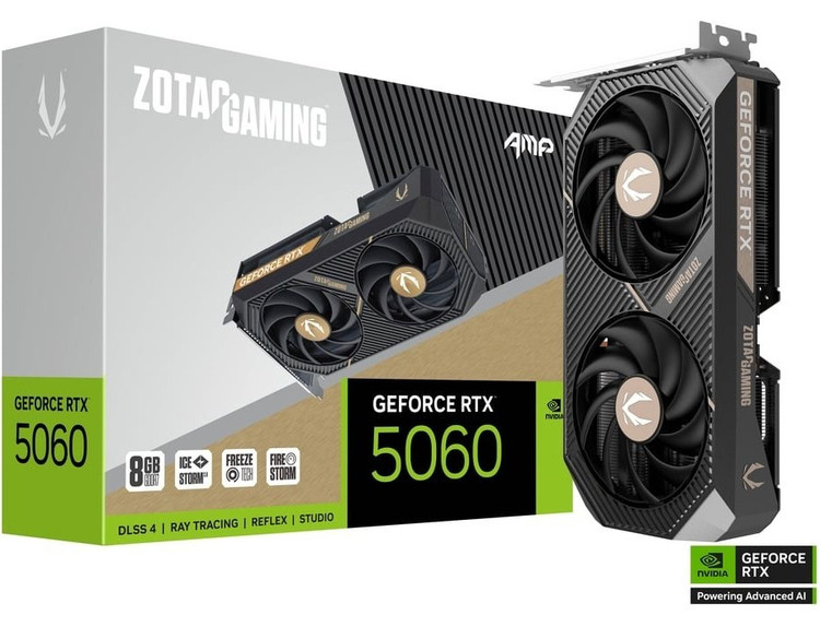 ZOTAC GAMING GEFORCE RTX 5060 8GB GDDR7 AMP