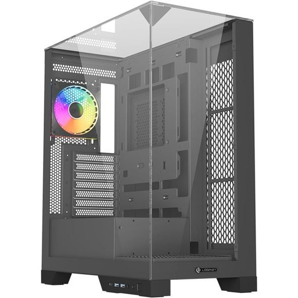 کیس کامپیوتر لاجی کی C511B ARGB Mid Tower مشکی