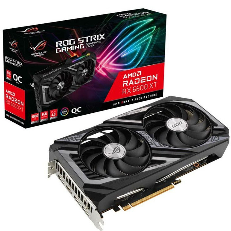 کارت گرافیک ایسوس STRIX RX 6600 XT OC 8GB