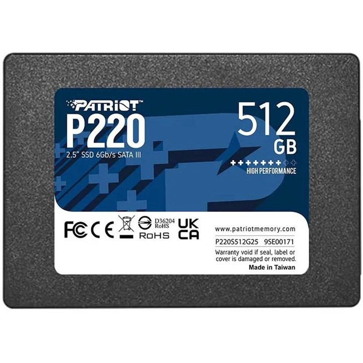 Patriot P220 512GB Internal SSD