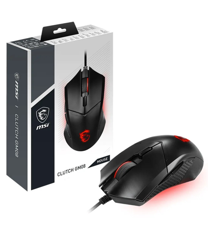 MSI Clutch GM08 LED Wired Gaming Mouse