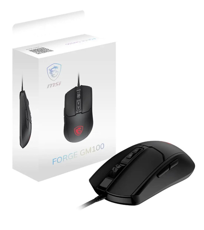 MSI FORGE GM100 Wired RGB Gaming Mouse