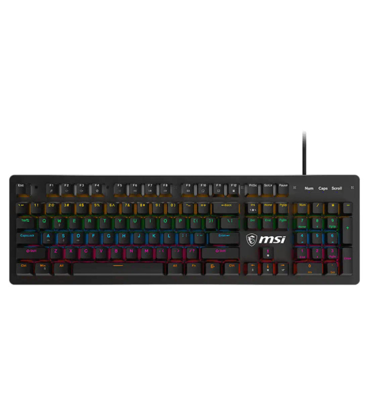 MSI FORGE GK300 RGB Mechanical Blue Switches Keyboard