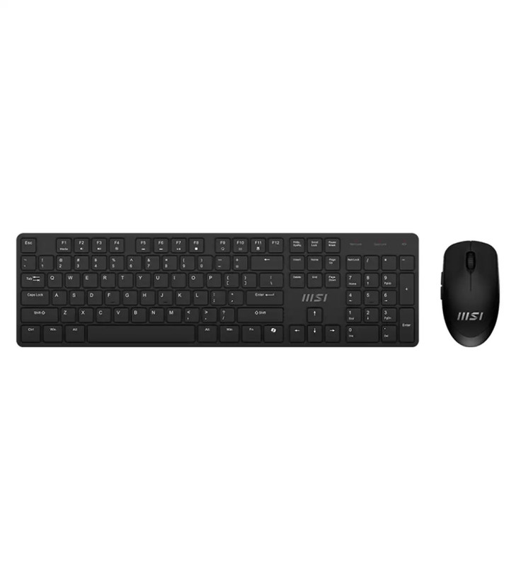 کیبورد و موس بی سیم اداری ام اس آی FORGE K200 COMBO