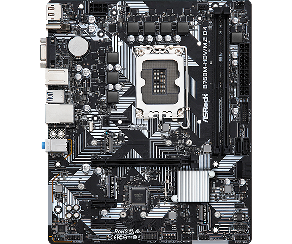 ASRock B760M-HDV/M.2 DDR4 Motherboard