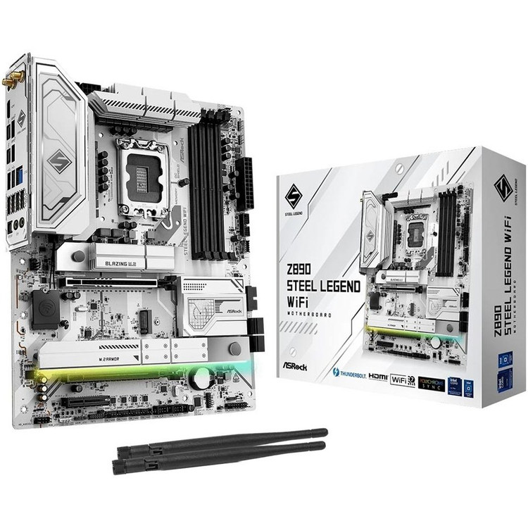 مادربرد ازراک مدل Z890 Steel Legend WiFi