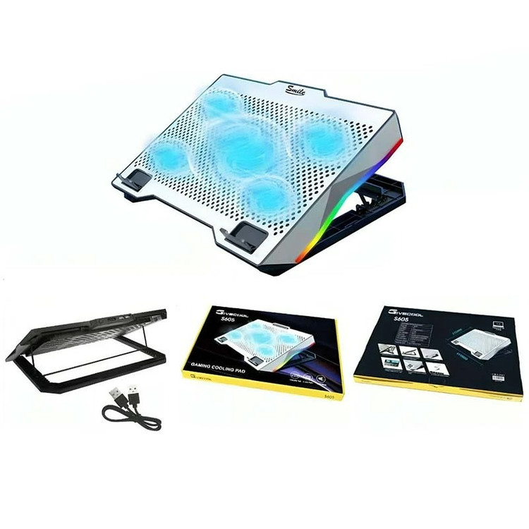 خنک کننده فن لپتاپ COOLER COOLCOOLD SILVER S605 5FANS