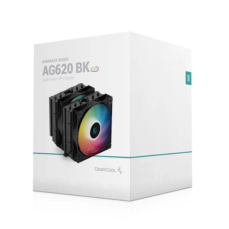 خنک کننده پردازنده دیپ کول مدل AG620 BK ARGB