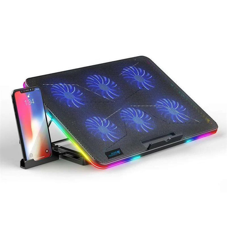 پایه خنک کننده لپ تاپ کول کولد مدل 6 فن F5