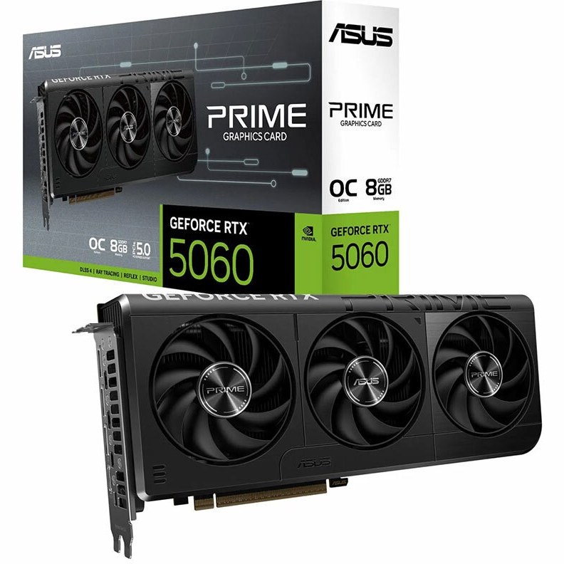 کارت گرافیک ایسوس Prime RTX 5060 OC حافظه 8 گیگابایت