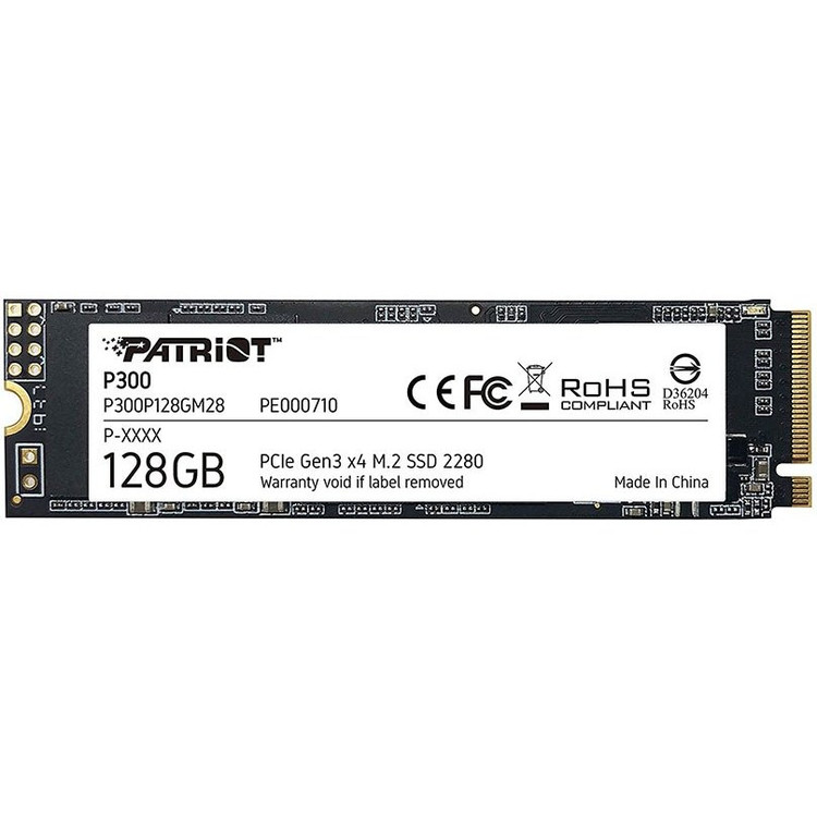 Patriot P300 M.2 2280 NVMe 128GB Internal SSD