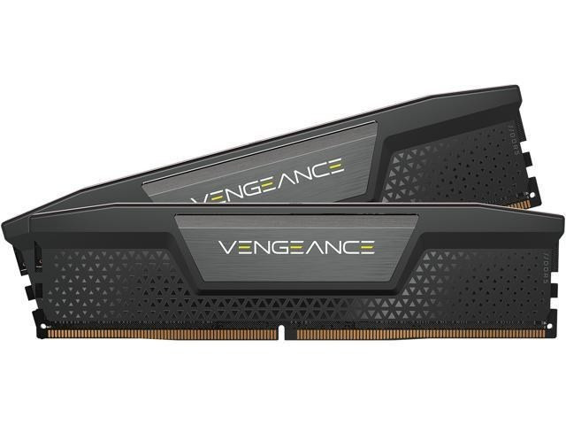 رم کامپیوتر کورسیر دو کاناله مدل Vengeance فرکانس 5600 مگاهرتز DDR5 تایمینگ CL36 حافظه 32 گیگابایت used