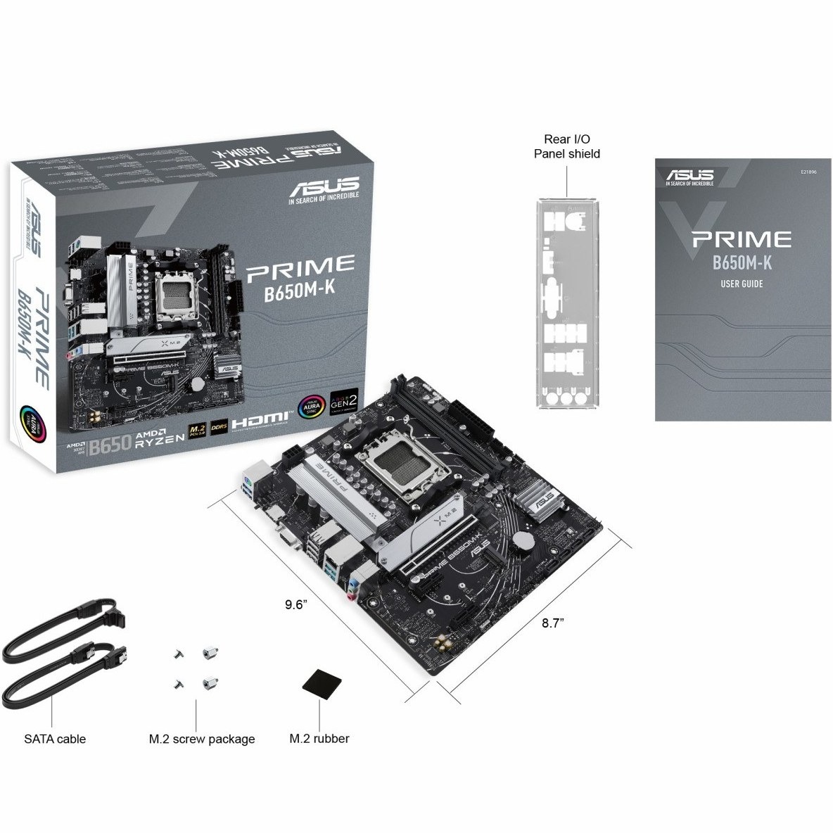 مادربرد ASUS PRIME B650M-K