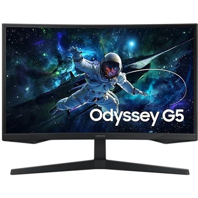 مانیتور گیمینگ خمیده سامسونگ Odyssey G5 سایز ۳۲ اینچ QHD ۱ms ۱۶۵Hz