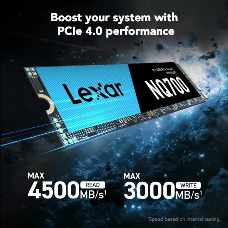 حافظه اس اس دی لکسار NQ700 M.2 2280 NVMe ظرفیت 1 ترابایت