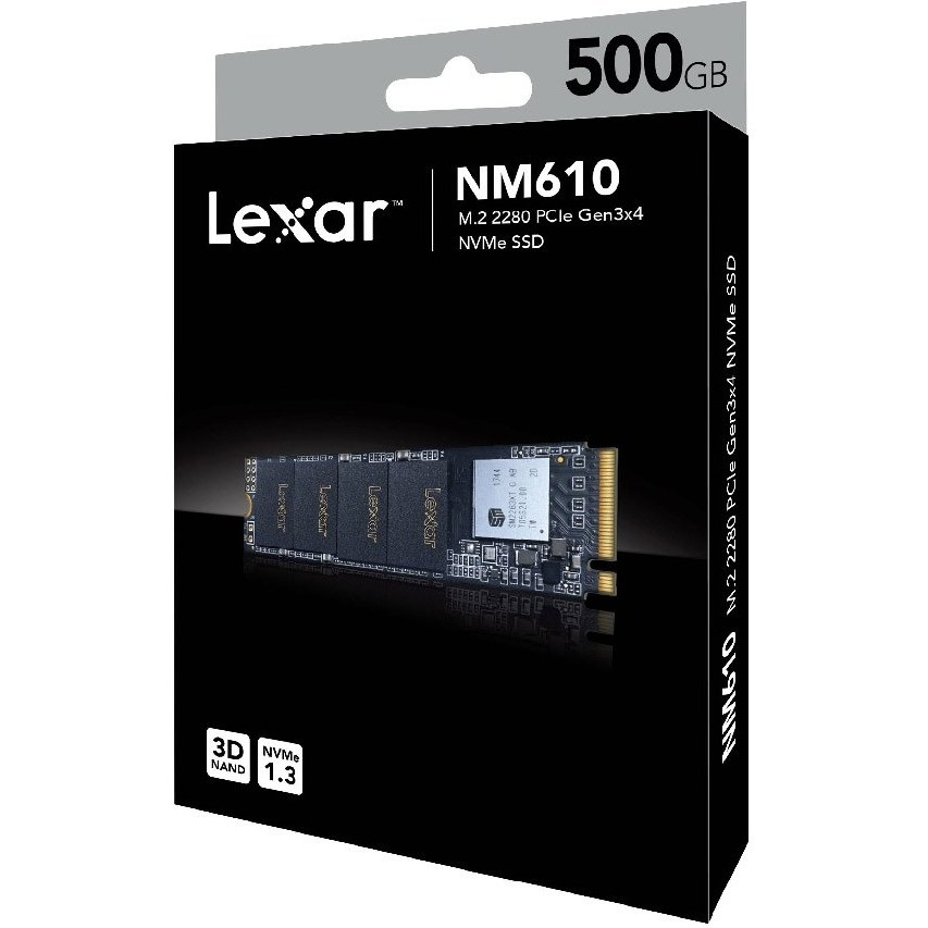 Lexar NM610 M.2 2280 NVMe 500GB Internal SSD