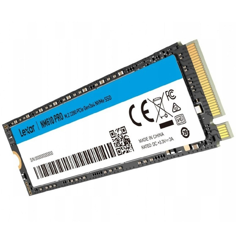 Lexar NM610 Pro M.2 2280 NVMe 500GB Internal SSD