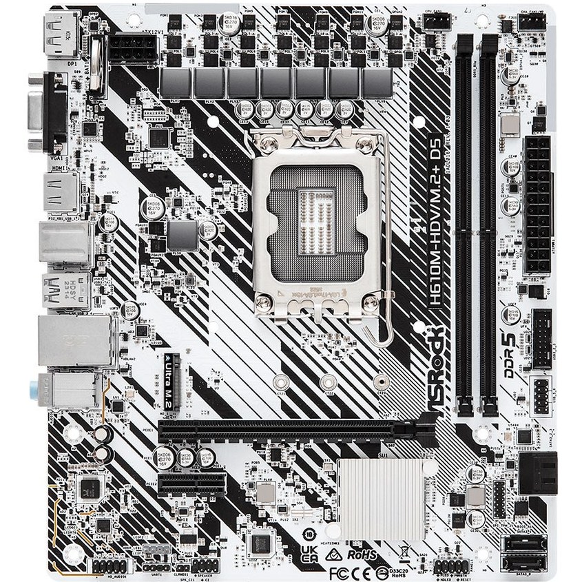 ASRock H610M-HDV DDR5