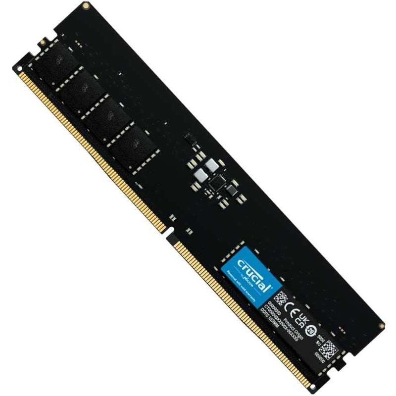 Crucial CT8 Single Channel CL40 4800MHz DDR5 8GB Computer RAM