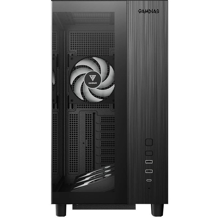 Gamdias Atlas M4 ARGB Mid Tower Black Computer Case