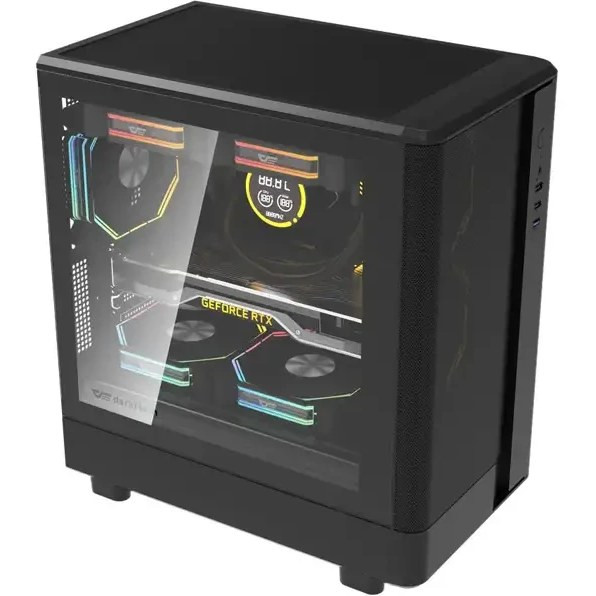 کیس کامپیوتر دارک فلش DB330M Mesh M-ATX مشکی
