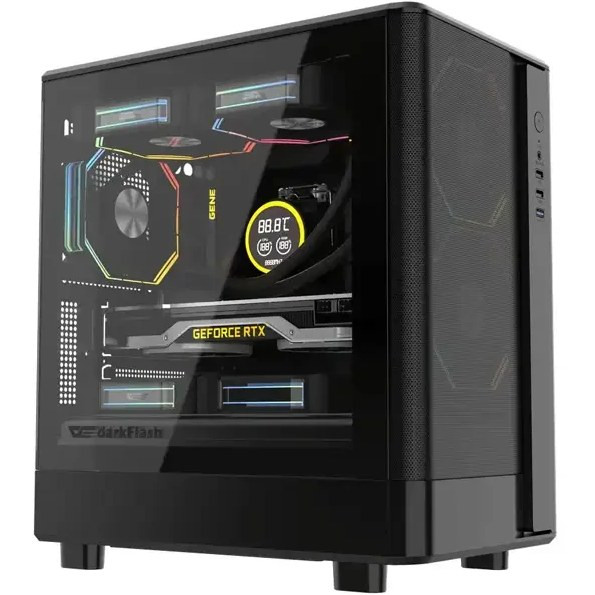 کیس کامپیوتر دارک فلش DB330M Mesh M-ATX مشکی