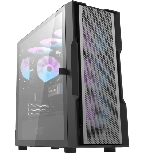 کیس کامپیوتر دارک فلش DK431 Mesh ARGB Mid Tower مشکی
