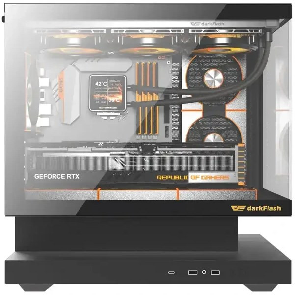 کیس کامپیوتر دارک فلش FLOATRON F1 M-ATX